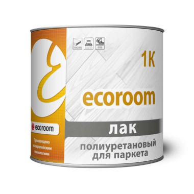 Лак полиуретановый 1К ecoroom для паркета Лак полиуретановый 1К ecoroom для паркета