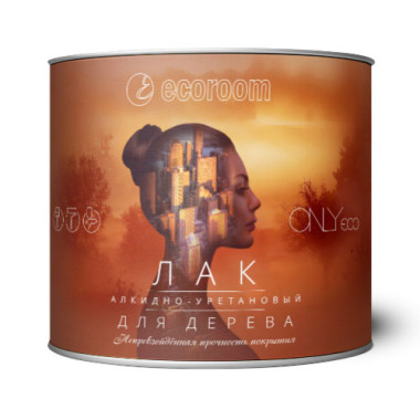Лак алкидно-уретановый ONLYeco для дерева Лак алкидно-уретановый ONLYeco для дерева