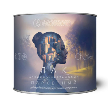 Лак алкидно-уретановый ONLYeco паркетный Лак алкидно-уретановый ONLYeco паркетный