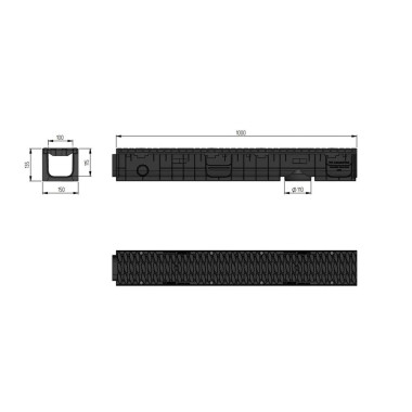 Лоток ЛВП Master DN100 H135 B125 (комплект) Лоток ЛВП Master DN100 H135 B125 (комплект)