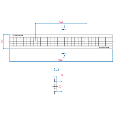 Решетка РСО Norma DN100 B125 Решетка РСО Norma DN100 B125