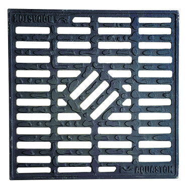 Решетка чугунная для дождеприемника 300х300 "капля" Решетка чугунная для дождеприемника 300х300 "капля"