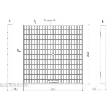 Решетка пластиковая 300х300 Решетка пластиковая 300х300