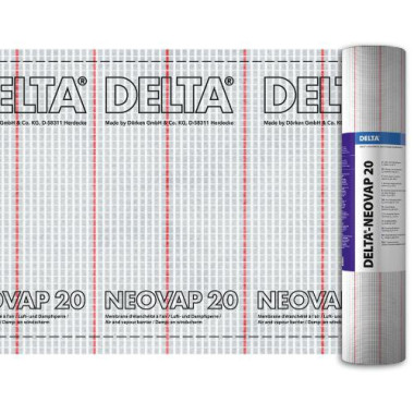 DELTA NEOVAP 20 Прочная полупрозрачная пароизоляция для скатных крыш и стен. DELTA NEOVAP 20 Прочная полупрозрачная пароизоляция для скатных крыш и стен.