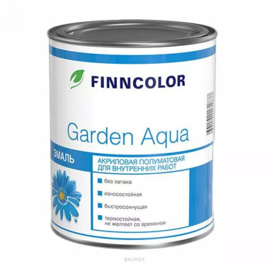 Акриловая эмаль Finncolor Garden Aqua белый (2,7 л) Акриловая эмаль Finncolor Garden Aqua белый (2,7 л)