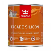 Акриловая краска для фасадов и цоколей Tikkurila Facade Silicon бесцветный (0,9 л)