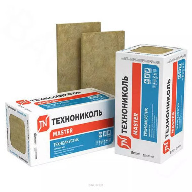 Базальтовая вата Технониколь Техноакустик (1200х600х100 мм) Базальтовая вата Технониколь Техноакустик (1200х600х100 мм)