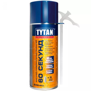 Быстрый пено-клей 60 СЕКУНД Tytan Professional STRAW (300 мл) Быстрый пено-клей 60 СЕКУНД Tytan Professional STRAW (300 мл)