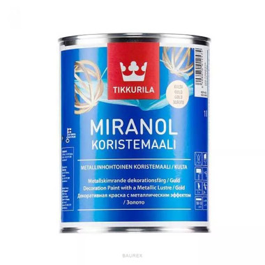 Декоративная краска металлик, серебро, Тиккурила Миранол (0,1 л) Декоративная краска металлик, серебро, Тиккурила Миранол (0,1 л)