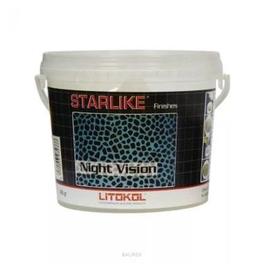 Добавка Litokol Starlike Finishes Night Vision фотолюминесцентная (0,4 кг) Добавка Litokol Starlike Finishes Night Vision фотолюминесцентная (0,4 кг)