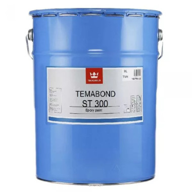 Двухкомпонентная эпоксидная краска Tikkurila Temabond ST 300 TСH (9 л) Двухкомпонентная эпоксидная краска Tikkurila Temabond ST 300 TСH (9 л)