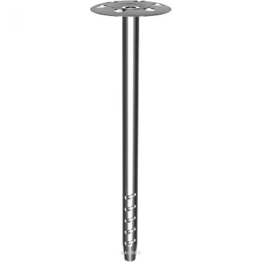 Дюбель Termoclip-стена 4 стальной 80 мм (460 шт/упак) Дюбель Termoclip-стена 4 стальной 80 мм (460 шт/упак)
