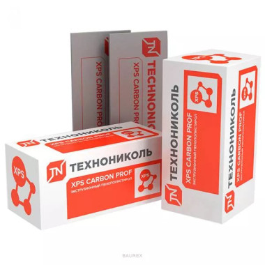 Экструдированный пенополистирол Технониколь XPS Carbon Prof (1180х580х100 мм) Экструдированный пенополистирол Технониколь XPS Carbon Prof (1180х580х100 мм)