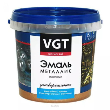 Эмаль акриловая, золото, ВГТ ВДАК 1179 Металлик (1 кг) Эмаль акриловая, золото, ВГТ ВДАК 1179 Металлик (1 кг)