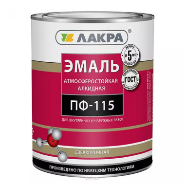 Эмаль ПФ-115 Лакра Бирюза (2 кг) Эмаль ПФ-115 Лакра Бирюза (2 кг)