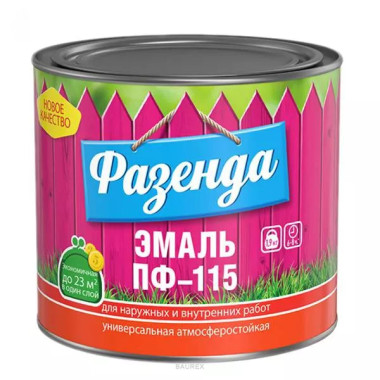 Эмаль универсальная для дерева и металла Текс Фазенда ПФ 115 зеленый (20 кг) Эмаль универсальная для дерева и металла Текс Фазенда ПФ 115 зеленый (20 кг)