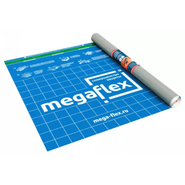 Гидро-пароизоляционная двухслойная пленка Megaflex VlagoStop (D) (ш 1.5, 35м2) Гидро-пароизоляционная двухслойная пленка Megaflex VlagoStop (D) (ш 1.5, 35м2)