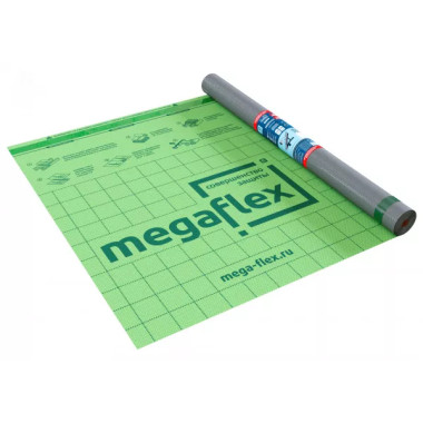 Гидро-пароизоляционная двухслойная пленка с двумя клеевыми Megaflex Metal Standard (D) (ш 1.5, 35м2) Гидро-пароизоляционная двухслойная пленка с двумя клеевыми Megaflex Metal Standard (D) (ш 1.5, 35м2)