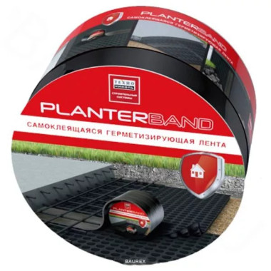 Гидроизоляционная лента Технониколь Planterband (10000х100 мм) Гидроизоляционная лента Технониколь Planterband (10000х100 мм)