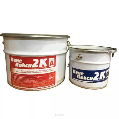 Клей-герметик ПенеПокси 2К (15 кг) Клей-герметик ПенеПокси 2К (15 кг)