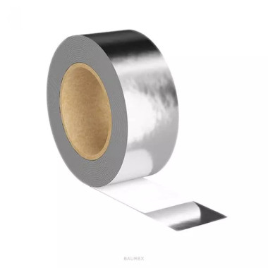 Клейкая лента металлизированная Изоспан FL termo (40000х50 мм) Клейкая лента металлизированная Изоспан FL termo (40000х50 мм)