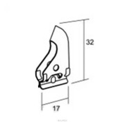 Клипса подвеса 1286