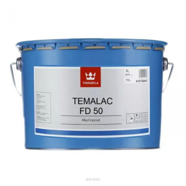 Краска алкидная Tikkurila Temalac FD 50 TVL (2,7 л) Краска алкидная Tikkurila Temalac FD 50 TVL (2,7 л)