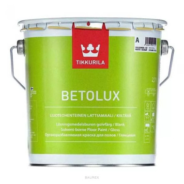 Краска для пола внутри помещения Тиккурила Бетолюкс, база А (9 л) Краска для пола внутри помещения Тиккурила Бетолюкс, база А (9 л)