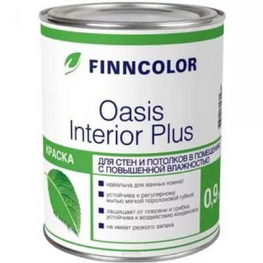 Краска для стен и потолков Финнколор Интериор Плюс, база А (2,7 л) Краска для стен и потолков Финнколор Интериор Плюс, база А (2,7 л)