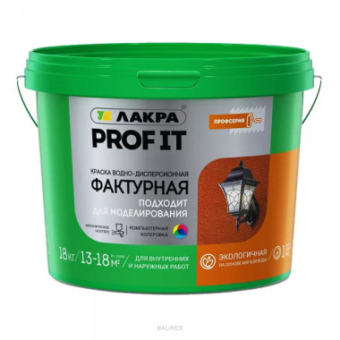 Краска фактурная Лакра Prof It (18 кг) Краска фактурная Лакра Prof It (18 кг)