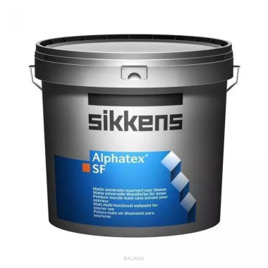 Краска матовая для стен и потолков Сиккенс Альфатекс (5 л) Краска матовая для стен и потолков Сиккенс Альфатекс (5 л)
