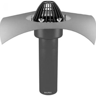 Кровельная воронка Termoclip ВФО-Ф 110х450 мм Кровельная воронка Termoclip ВФО-Ф 110х450 мм