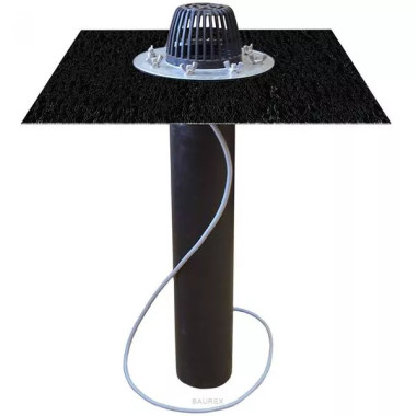 Кровельная воронка Татполимер ТП-01.100/6/В-Э (110х600 мм) Кровельная воронка Татполимер ТП-01.100/6/В-Э (110х600 мм)