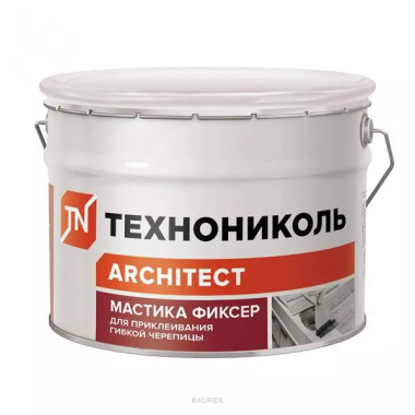 Мастика Технониколь №23 для гибкой черепицы Фиксер (12 кг) Мастика Технониколь №23 для гибкой черепицы Фиксер (12 кг)