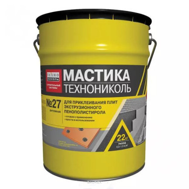 Мастика Технониколь №27 приклеивающая (22 кг) Мастика Технониколь №27 приклеивающая (22 кг)