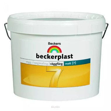 Матовая краска для стен и потолков Беккерс 7, Base С (0,9л) Матовая краска для стен и потолков Беккерс 7, Base С (0,9л)