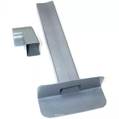 Парапетная воронка (скапер) Татполимер ТП-01.П.ПВХ (65х100 мм) Парапетная воронка (скапер) Татполимер ТП-01.П.ПВХ (65х100 мм)