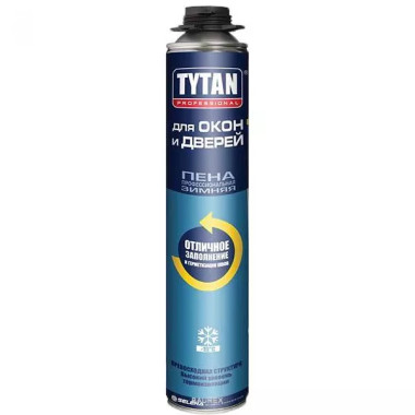 Пена профессиональная зимняя TYTAN PROFESSIONAL для окон и дверей (750 мл) Пена профессиональная зимняя TYTAN PROFESSIONAL для окон и дверей (750 мл)