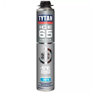 Пена профессиональная зимняя Tytan Professional 65 ICE (750 мл) Пена профессиональная зимняя Tytan Professional 65 ICE (750 мл)