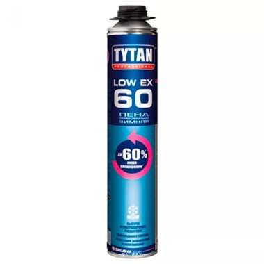 Пена профессиональная зимняя Tytan Professional LowEx 60 (750 мл) Пена профессиональная зимняя Tytan Professional LowEx 60 (750 мл)