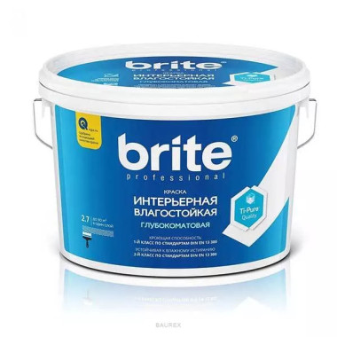 Профессиональная моющаяся влагостойкая краска для стен и потолков Брайт, база С (0,25 л) Профессиональная моющаяся влагостойкая краска для стен и потолков Брайт, база С (0,25 л)