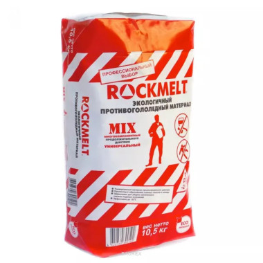 Противогололедный материал Rockmelt Mix (20 кг) Противогололедный материал Rockmelt Mix (20 кг)