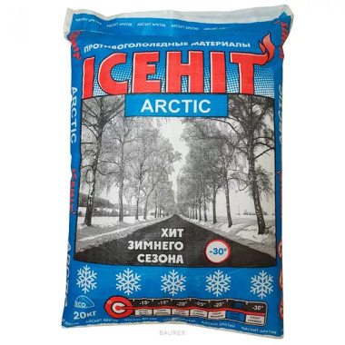 Противогололедный реагент Icehit Arctic -31°C (20 кг) Противогололедный реагент Icehit Arctic -31°C (20 кг)