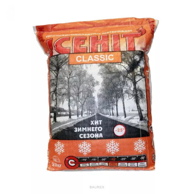 Противогололедный реагент Icehit Classic -31°C (25 кг) Противогололедный реагент Icehit Classic -31°C (25 кг)