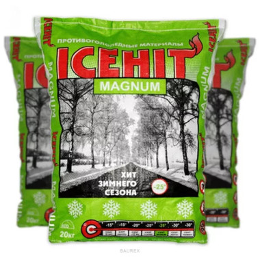 Противогололедный реагент Icehit Magnum -31°C (20 кг) Противогололедный реагент Icehit Magnum -31°C (20 кг)