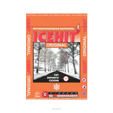 Противогололедный реагент Icehit Original -15°C (25 кг) Противогололедный реагент Icehit Original -15°C (25 кг)