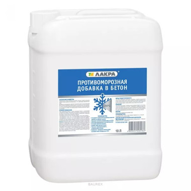 Противоморозная добавка в бетон Лакра (10 л) Противоморозная добавка в бетон Лакра (10 л)