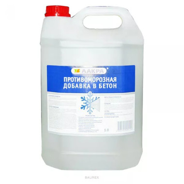 Противоморозная добавка в бетон Лакра (5 л) Противоморозная добавка в бетон Лакра (5 л)