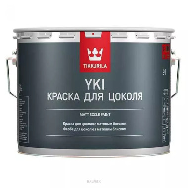 Щелочностойкая краска для цоколя Тиккурила Юки, база А (9 л) Щелочностойкая краска для цоколя Тиккурила Юки, база А (9 л)