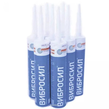 Силиконовый нейтральный герметик Вибросил (290 мл) Силиконовый нейтральный герметик Вибросил (290 мл)
